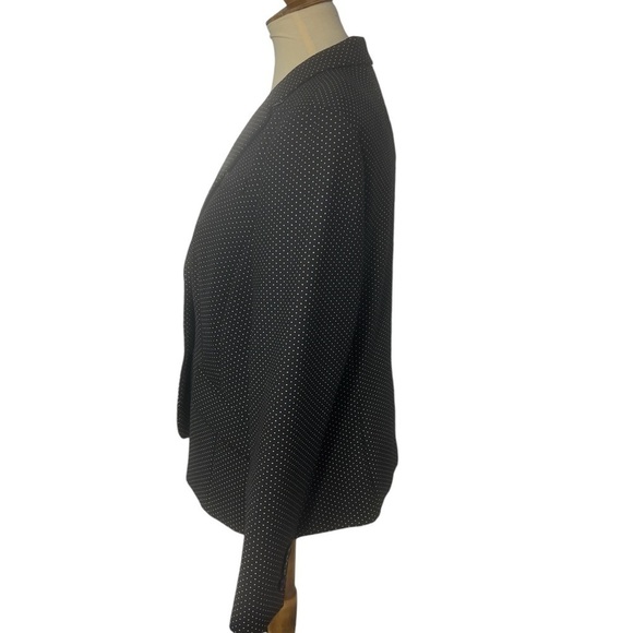 Talbots Black Blazer with small white dots. Size 12 in GUC - Picture 5 of 9